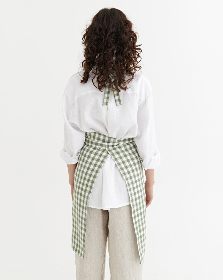 MagicLinen (We handle U.S. import procedures for you) - Wholesale Schort - Linnen slabbetje met zakken in verschillende kleuren one size8