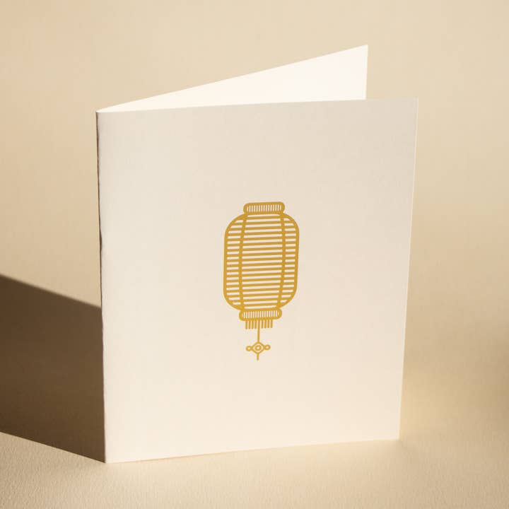 Lantern Card for wholesale by Paper Boy Goods
