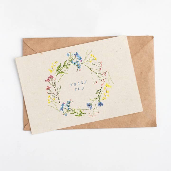 Cartes de remerciement pour la vente par Hannah Green Illustration