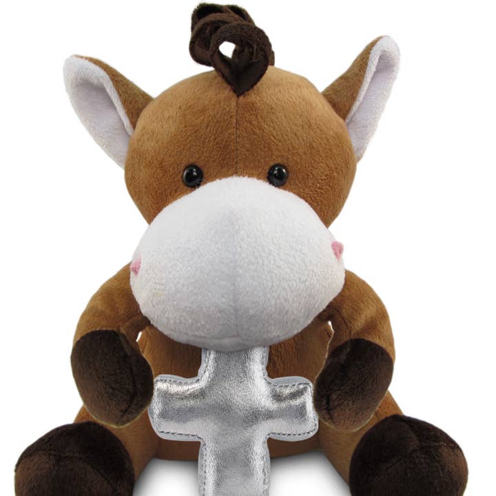 Cota Global - Wholesale Stuffed/Plush Toy - Kids & Baby - Plush Cross - 6" Plush - Horse0