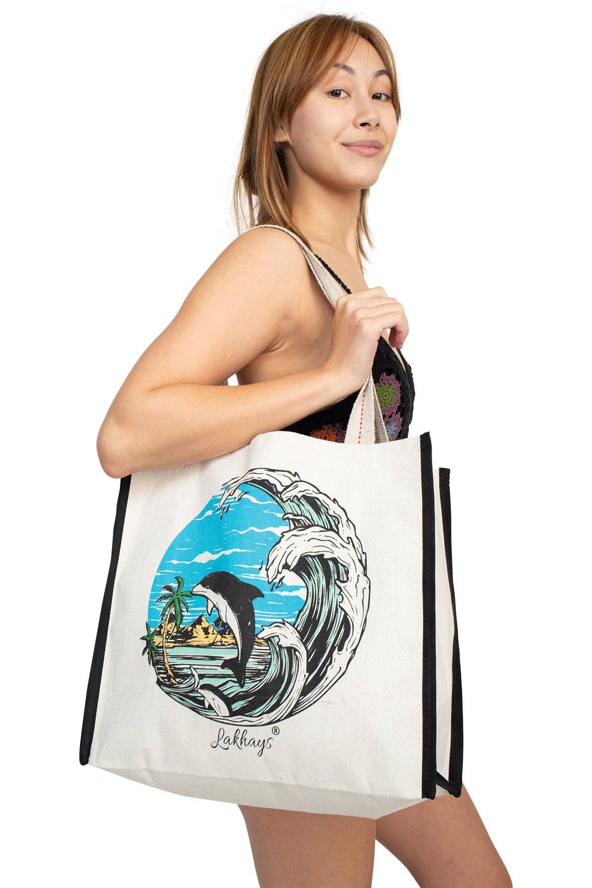 Lakhays Collection Inc. - Vente Tote bag – femme - Sac fourre-tout Psychedelic Trippy Boho2