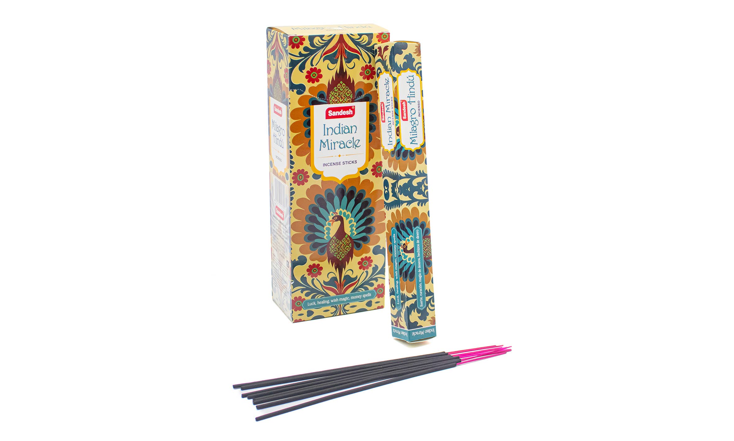 Esoterica Arte - Wholesale Incense - Inc. Sandesh INDIAN MIRACLE 20g (6 units)0