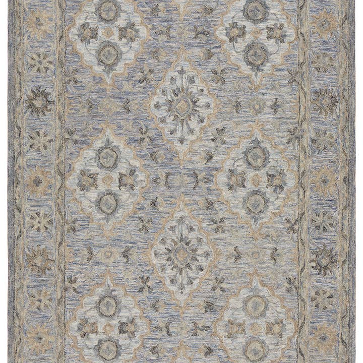 Madeline Blue Suzani Oriental Area Rug - Blue for wholesale by LR Home