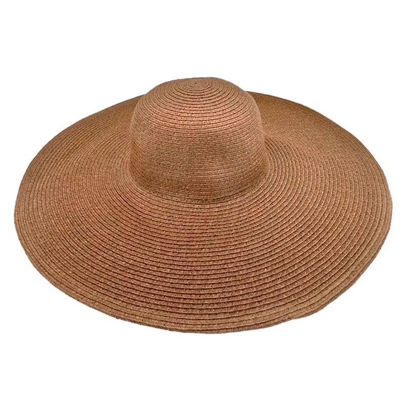 Deluxe Import Trading - Wholesale Straw Hat - Women's - Ladies' Adjustable Floppy Wide Brim Summer Hat0