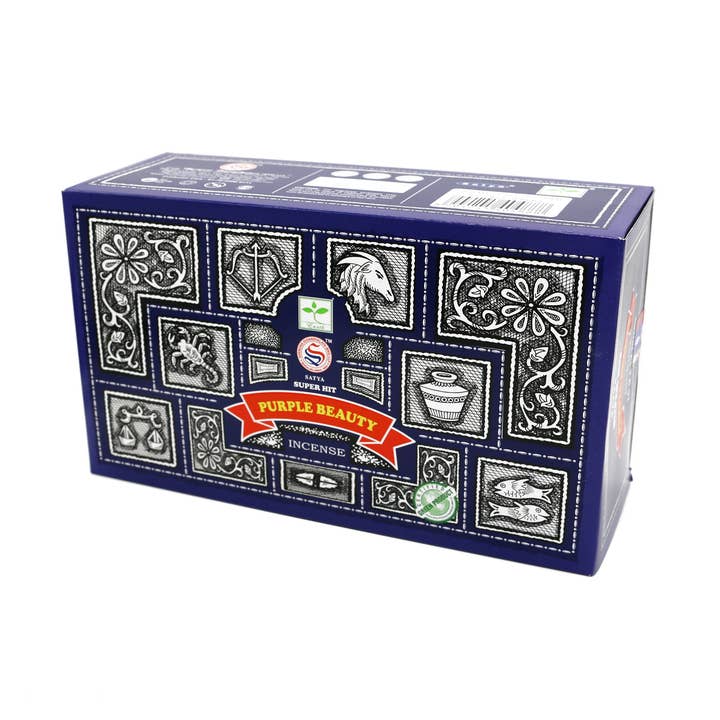 Designs by Deekay Inc. - Wholesale Incense - Satya - SuperHit Purple Beauty Incense Sticks (15 g.)0