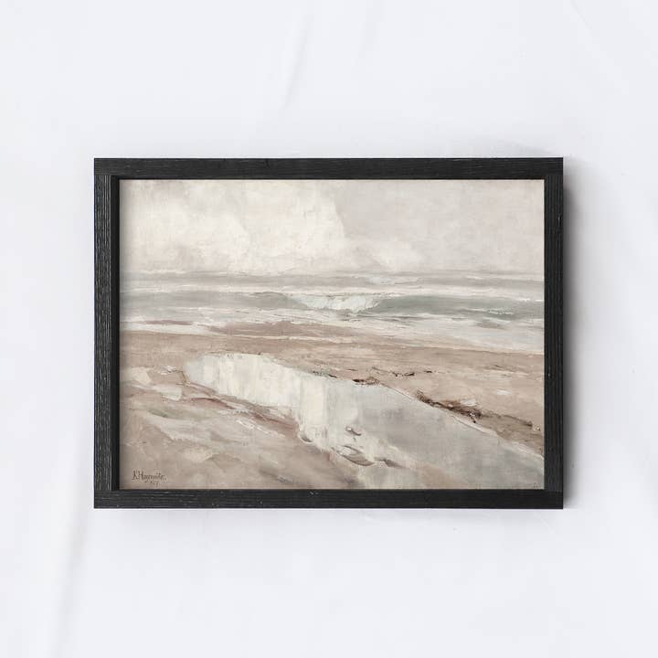 Hoekstra Decor - Wholesale Art Print - Coastal Wall Decor | Vintage Sea Ocean Painting A1161