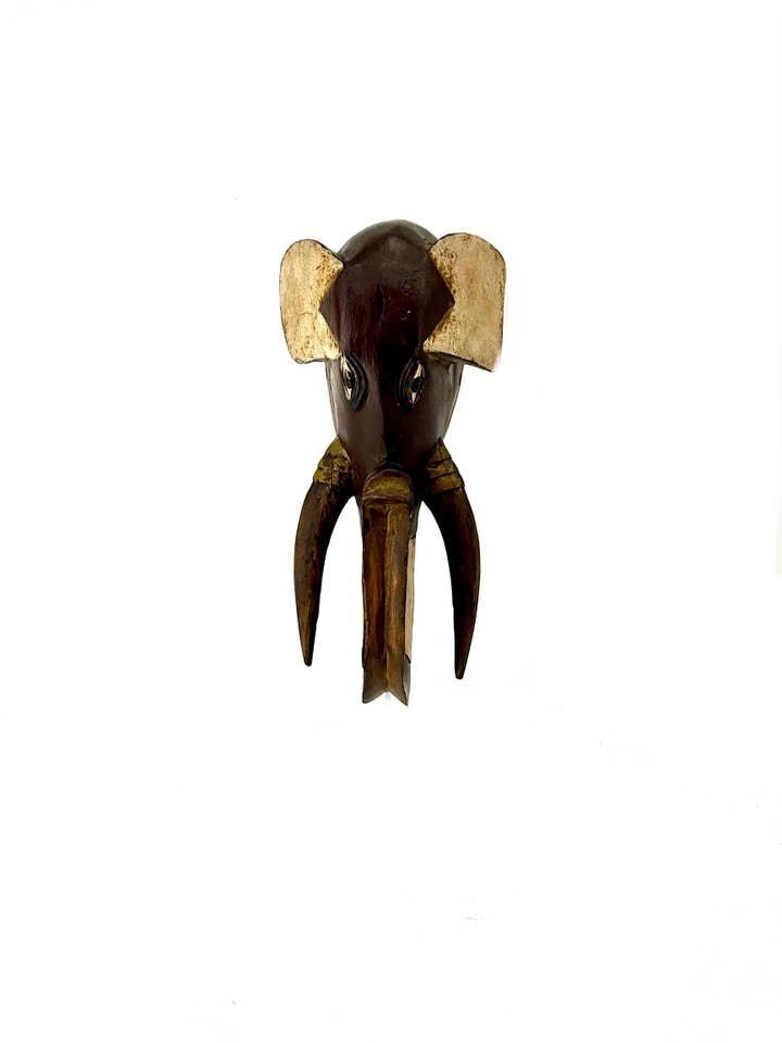 Máscara Guru Elephant - Costa de Marfil para venta al por mayor de Jofa African Imports