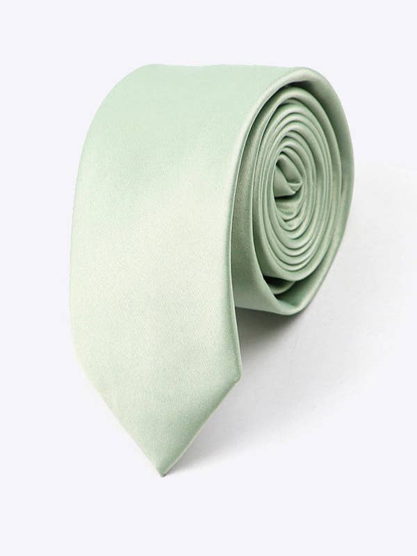 Grön slips nr 1 för män i polyester « Anatole » för wholesale av Unipap's