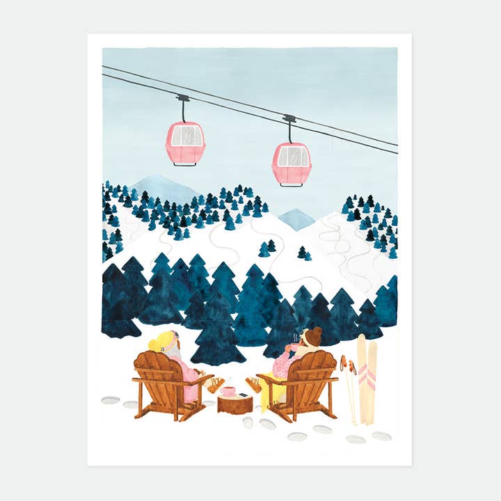 Alpen - Plakat für den Großhandel von ALL THE WAYS TO SAY - Europe