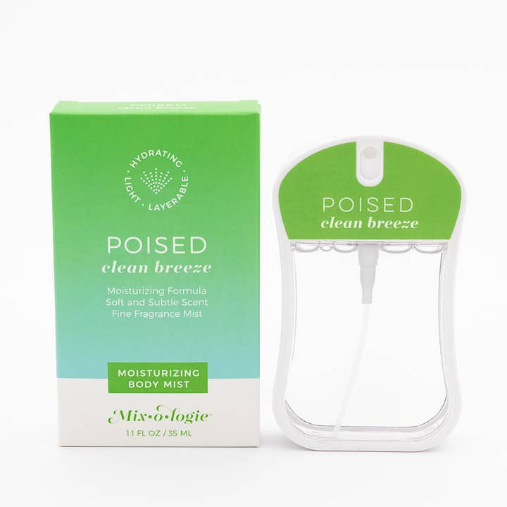 Mixologie - Wholesale Face & Body Mist/Water - Poised (clean breeze) Moisturizing Body Mist (35 mL)