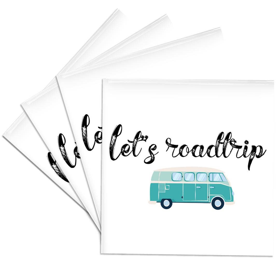 3dRose - Wholesale Coasters - 3dRose, Image of Lets Roadtrip Quote, Coaster0