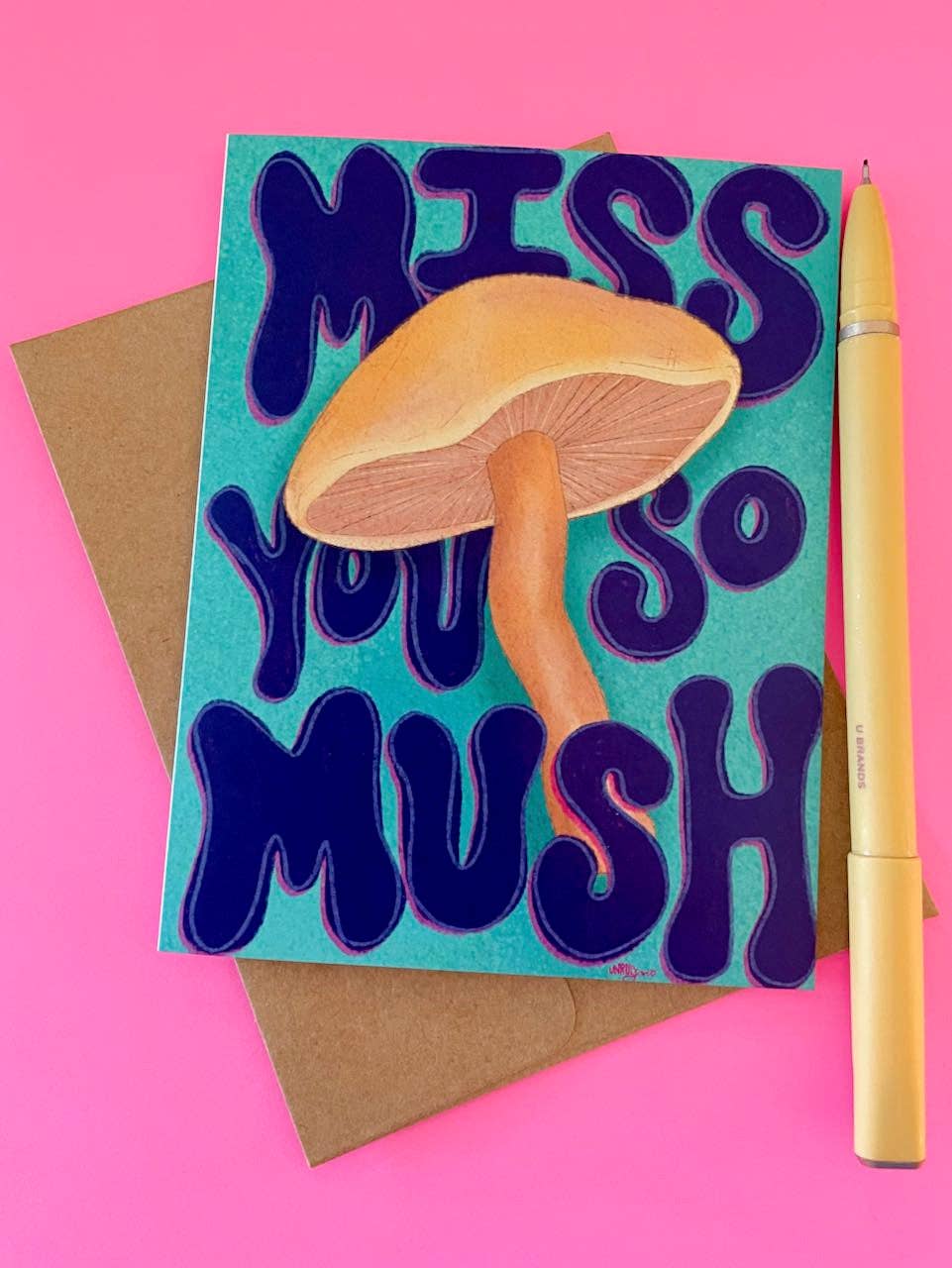 Unruly Wit - Wholesale Love Card - Miss You So Mush Card2