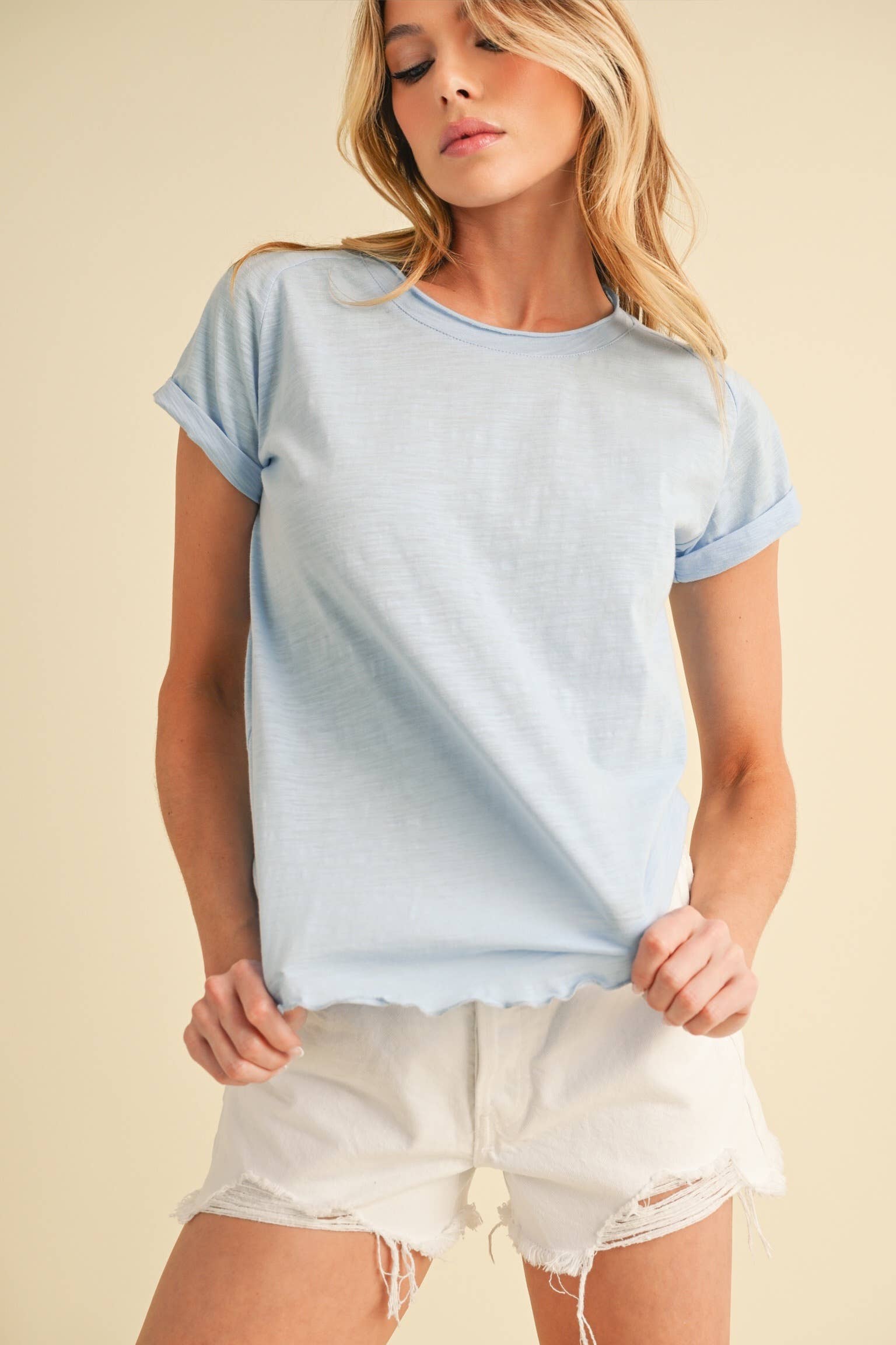 AEMI + CO - Wholesale T-Shirt - Women's - 8219BK Gwen Tee25