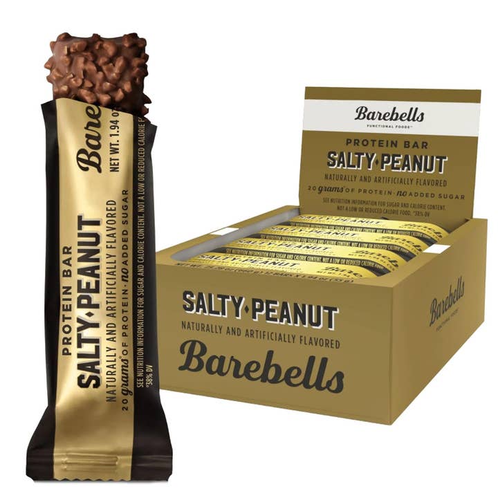 Barebells Protein Bars SALTY PEANUT 1.94 oz 12 ct for wholesale by Long Island Candy Factory