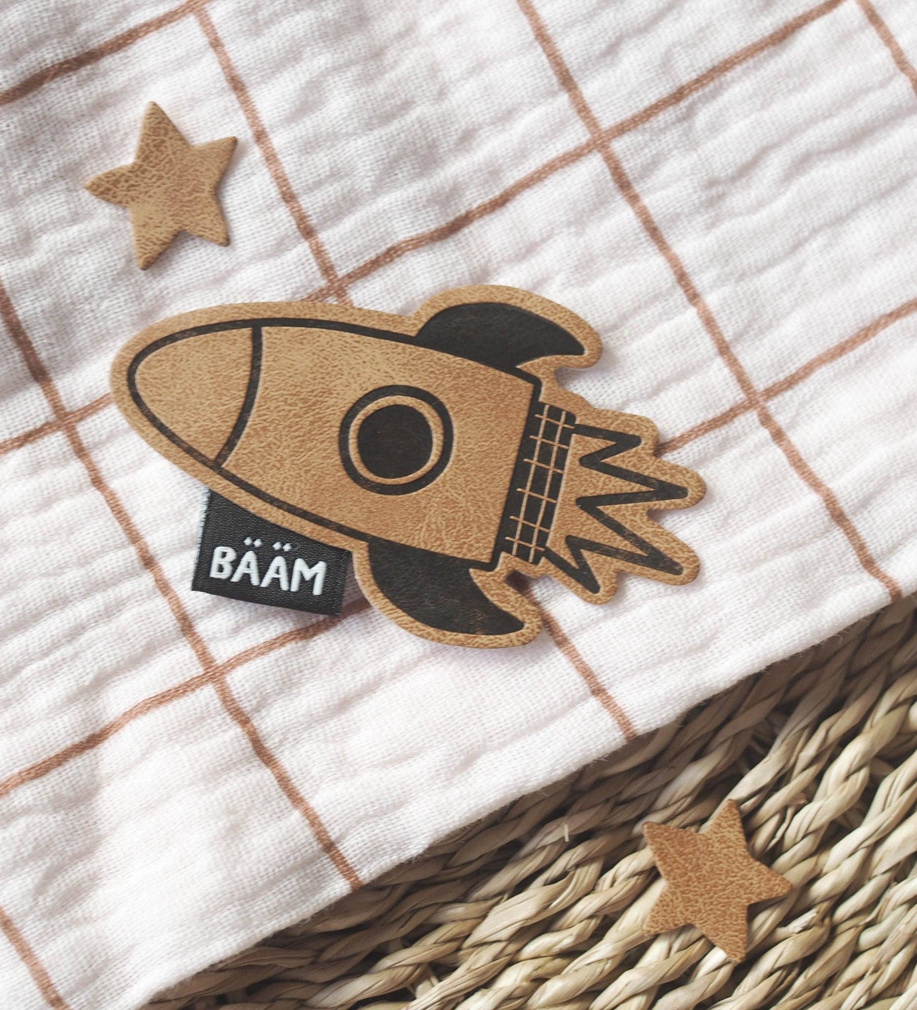 Paul und Clara - Wholesale Patch - Faux Leather Patch - Mini Star *iron-on*2