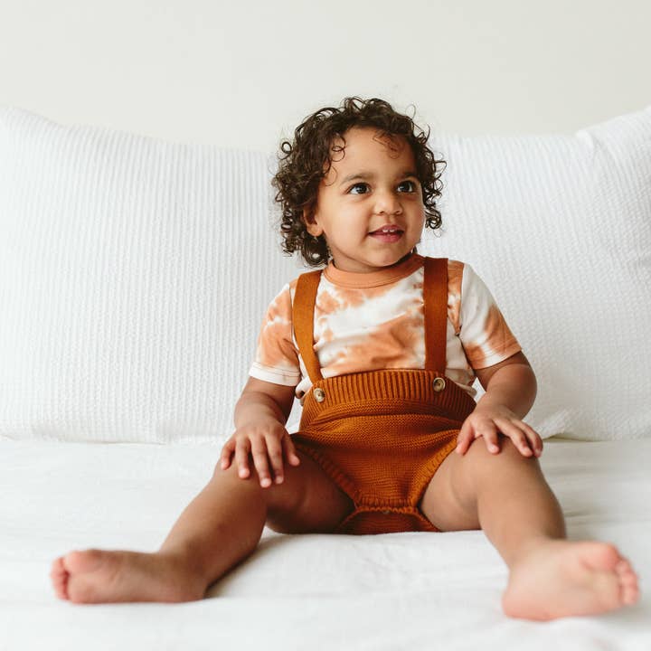 goumikids – Engroshandel Undertøj/bleovertræk - Baby – Bomuld Strik Seler Bloomers - Sienna