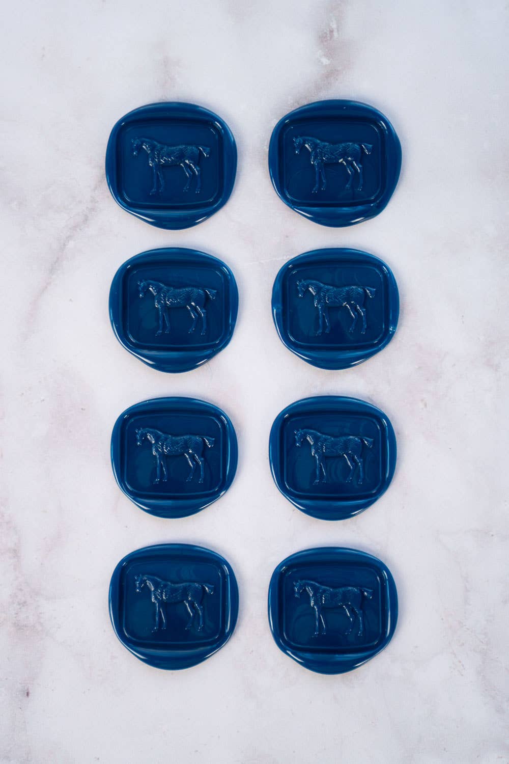 Danielle Demers Studio - Wholesale Sealing Wax - Standing Horse Wax Seals, Boxed Set of 8, Avail. in 9 colors6
