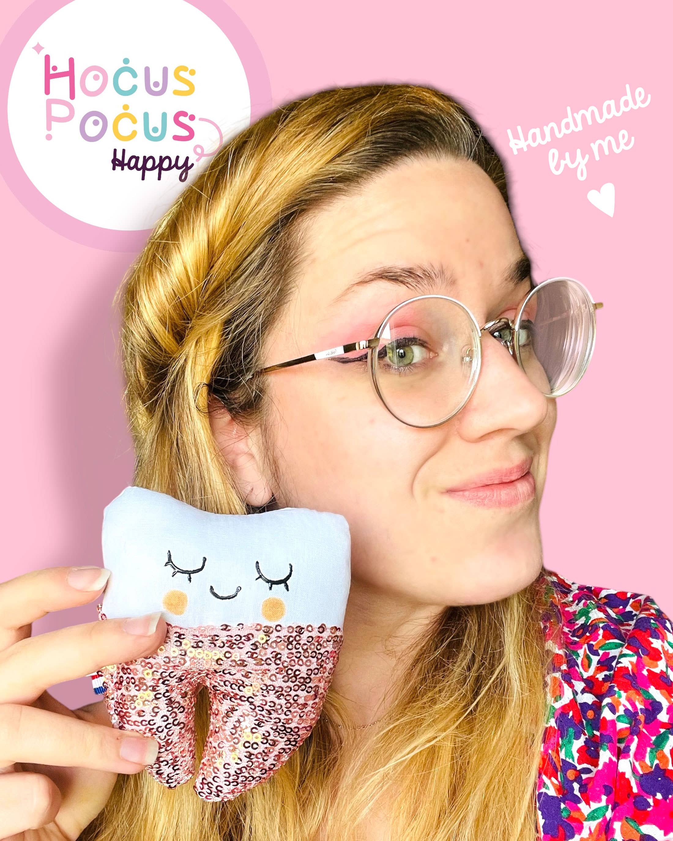 Hocus Pocus Happy - Wholesale Tooth fairy pillow – Child - Baby tooth box, pouch, gift for children and birth6