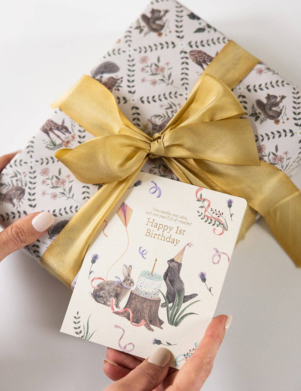 Bespoke Letterpress - Venta al por mayor Sobre de papel de regalo - Papel de regalo 6 hojas Trellis de flores silvestres / Fiesta en el bosque5