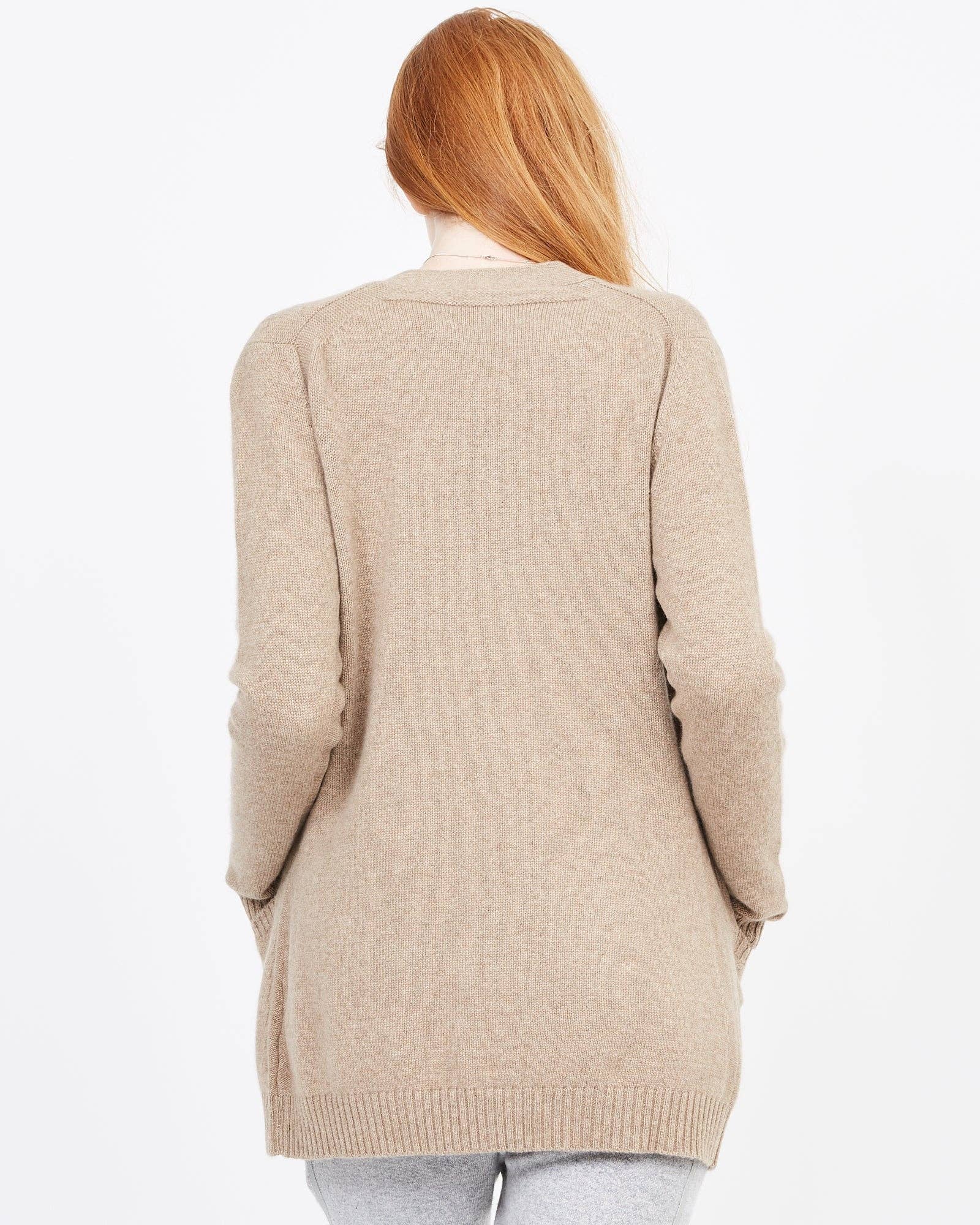 QUINN - Wholesale Cardigan - Women's - Cashmere Boyfriend Cardigan25