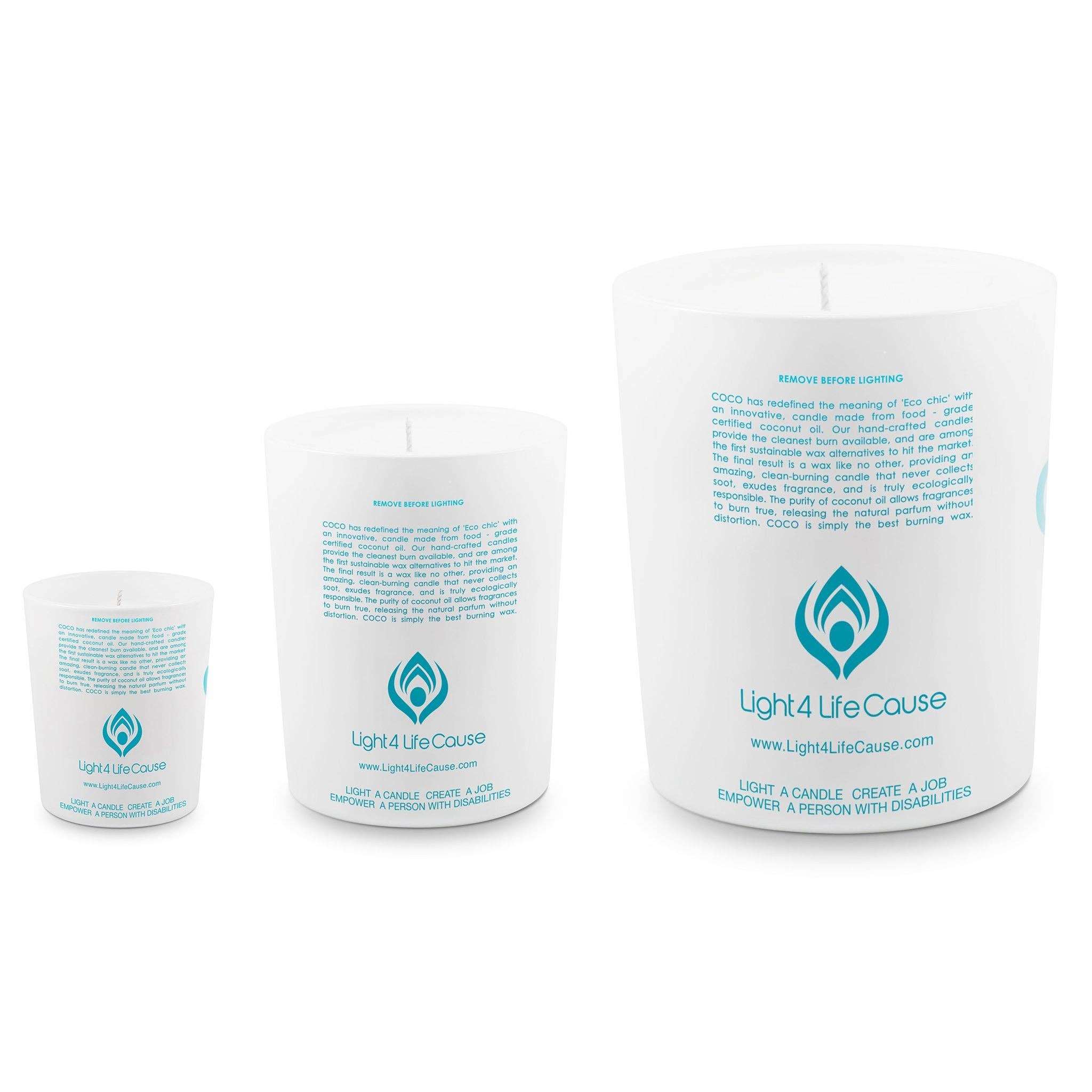 ENVIRONMENT – wholesale Jar/filled candle – Stone Fruit Coconut Wax Candle2