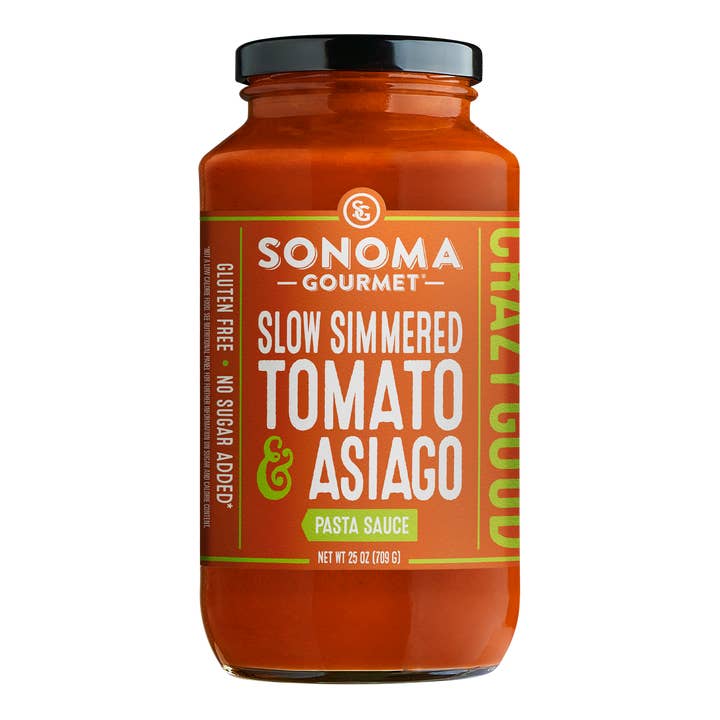 Sonoma Gourmet - Wholesale Pasta Sauce - Slow-Simmered Tomato and Asiago Pasta Sauce