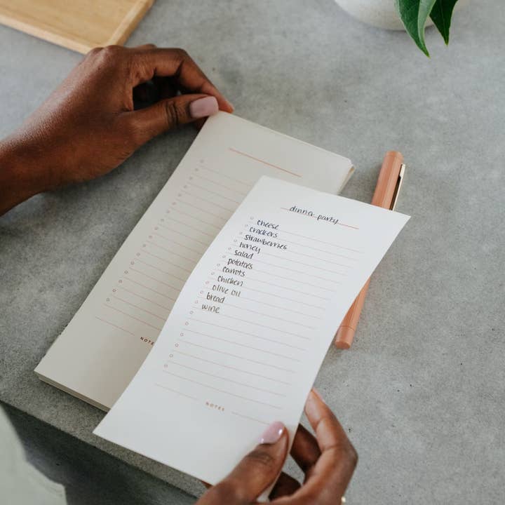 Papier - Wholesale Notepad - Colorblock Set of 3 List Notepads