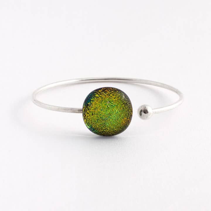 Reez - Wholesale Cocktail/Statement Ring - Dikhroos Green Bracelet1