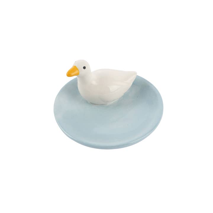 CGB Giftware - Wholesale Jewelry Dish - Bramble Farm Duck Ring Holder Trinket Dish In Gift Box2