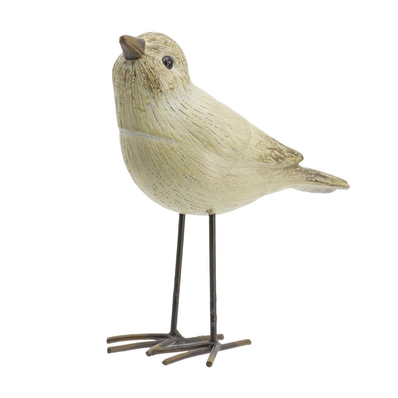 A&B Home Group Inc. - Wholesale Christmas Decoration - 5x3x5.5" Resin "Looking Up" Bird - Cream0