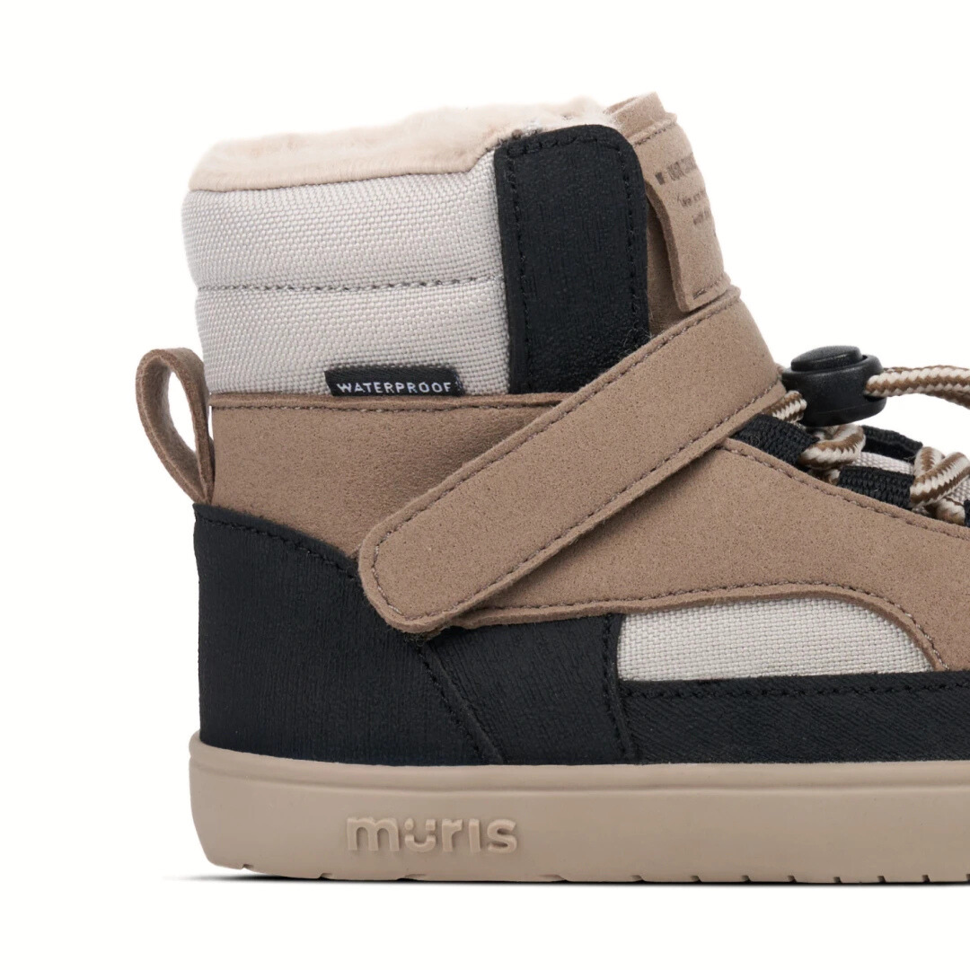 Warm Taupe Barefoot Baltic Junior Waterproof Boots - Muris for wholesale on Faire2