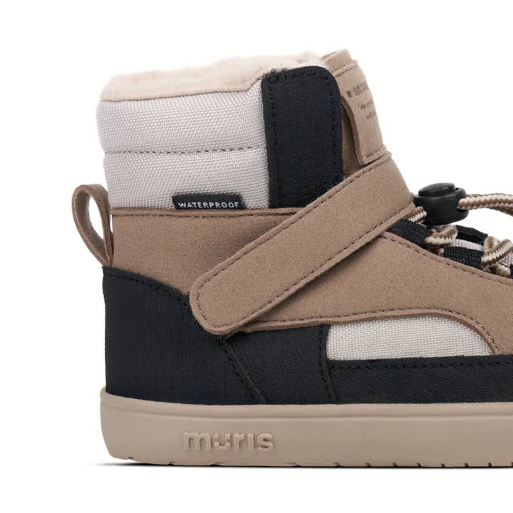 Warm Taupe Barefoot Baltic Junior Waterproof Boots - Muris for wholesale on Faire2