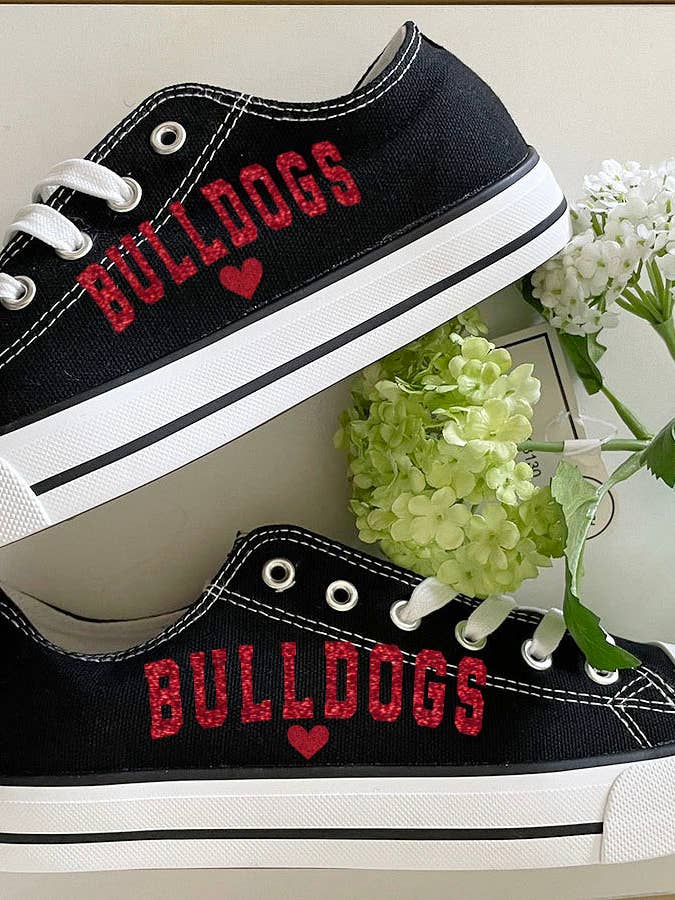Nero Sneakers personalizzate con glitter - Scarpe in vendita all'ingrosso su Faire