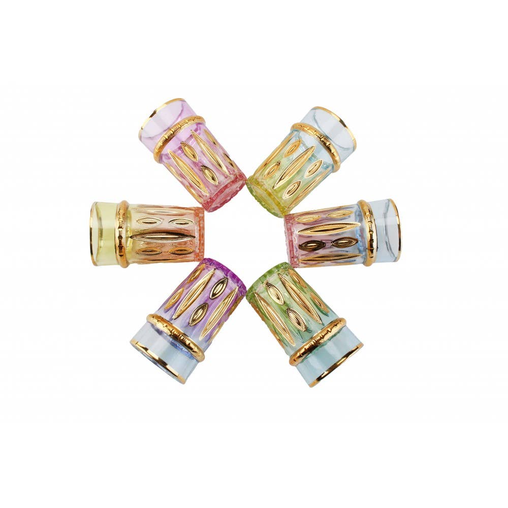 AULICA - Wholesale Coffee/Tea Cup - Oriental tea cups 6 colors - set of 63