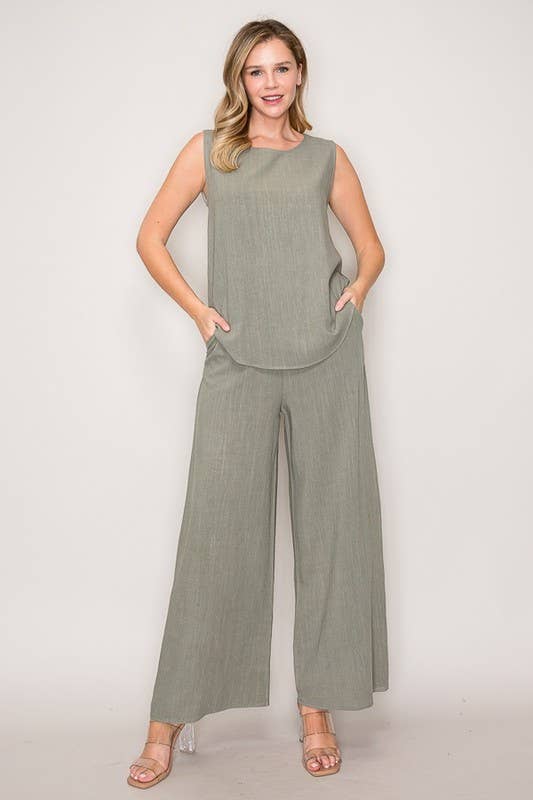 Chris & Carol Apparel - Venta al por mayor Pantalones - Mujer - 232133P-PANTALONES SÓLIDOS TEJIDOS10