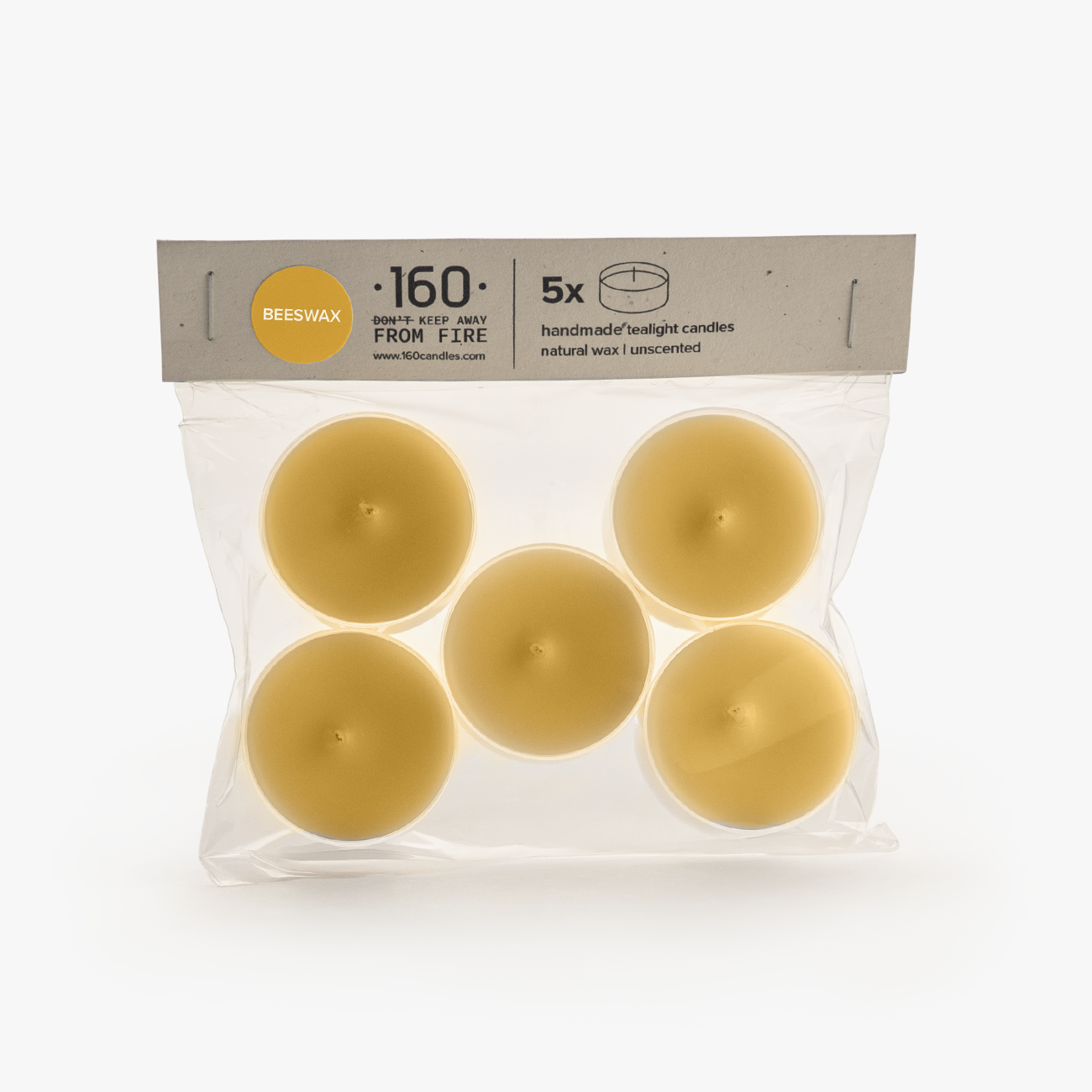 160candles.com – Engroshandel Fyrfadslys – Bivoks fyrfadslys 5 stk.0