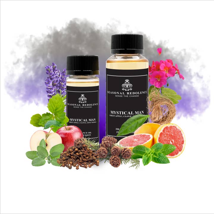 Seasonal Redolence - Wholesale Diffuser Fragrance Refill - Mystical Man Luxury Home Diffuser Scent Oil