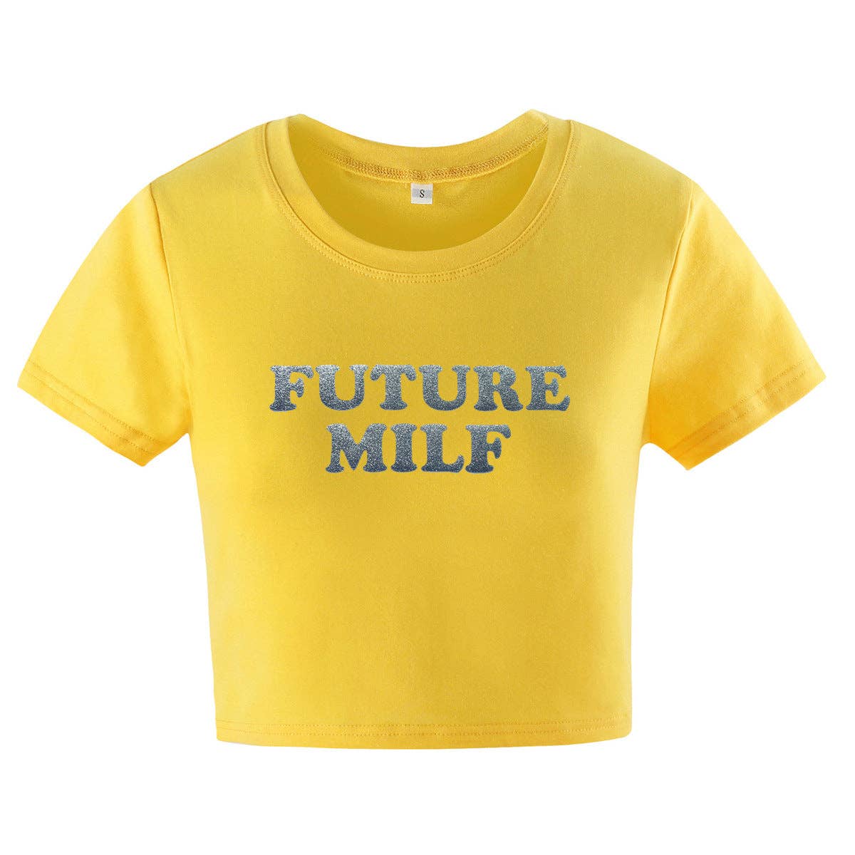 VividLux - Wholesale Screen Printed T-Shirt - Women's - Silver Glitter Print Short Short Sleeve T Shirt Street Hipster Women Clothing5