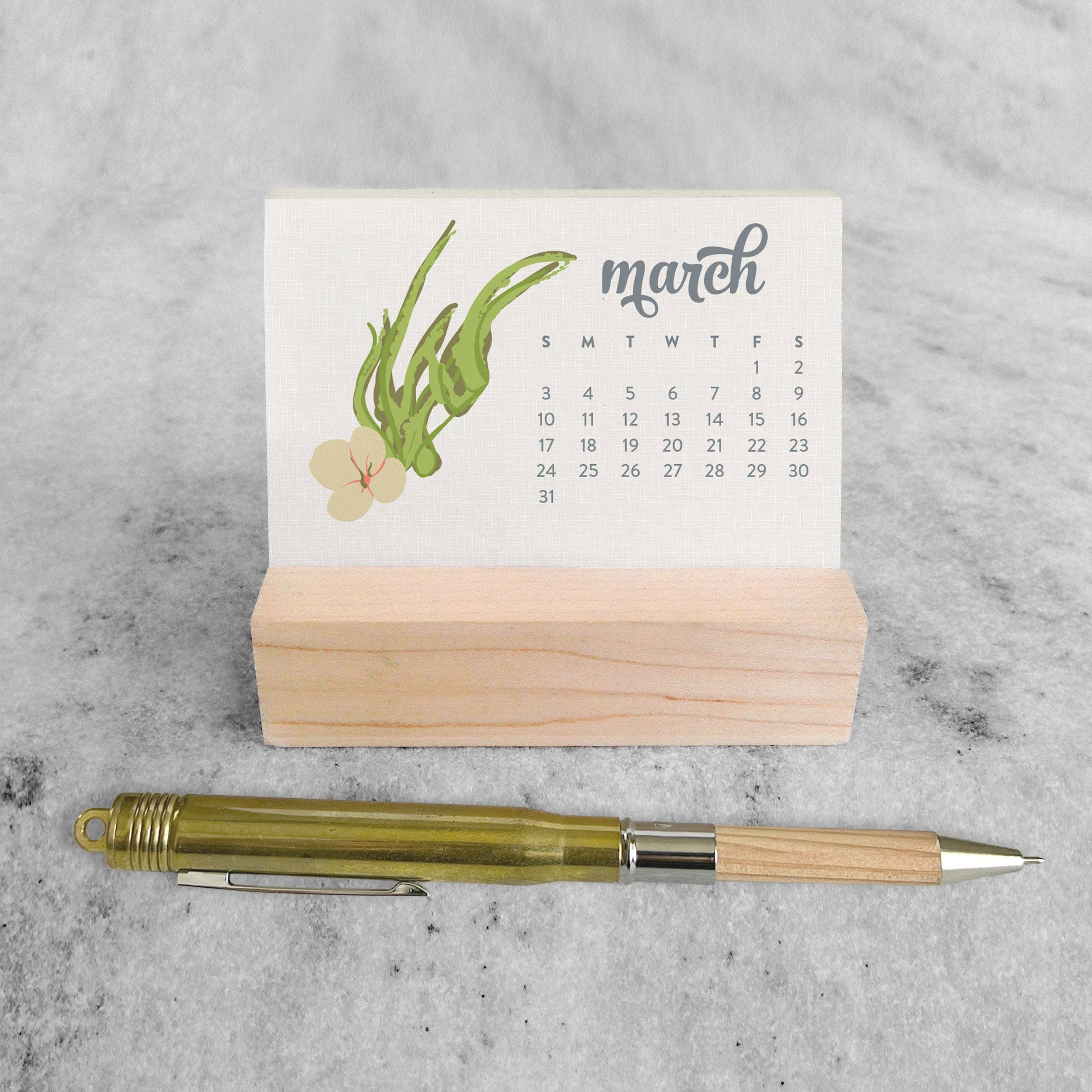Favorite Story - Wholesale Calendar - 2026 Mini Desk Calendar, Wildflower4
