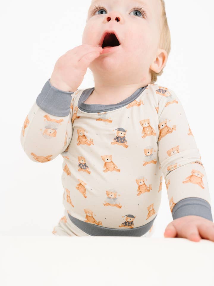 Little One Shop - Wholesale Sleepwear Set - Kids - Teddy Bedtime Bamboo Set2