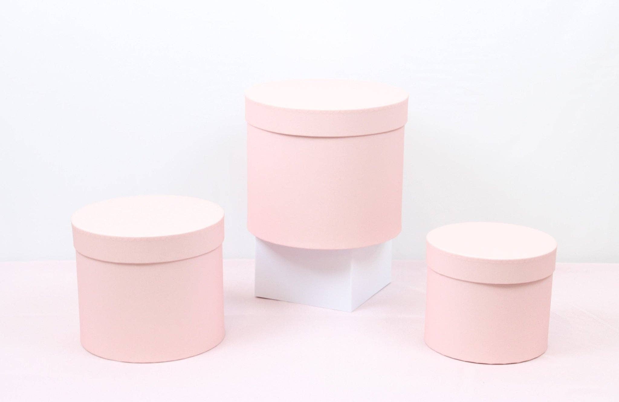 Elegant Design Supply - Wholesale Decorative Box - Shiny Round Flower Hat Box with Lid1