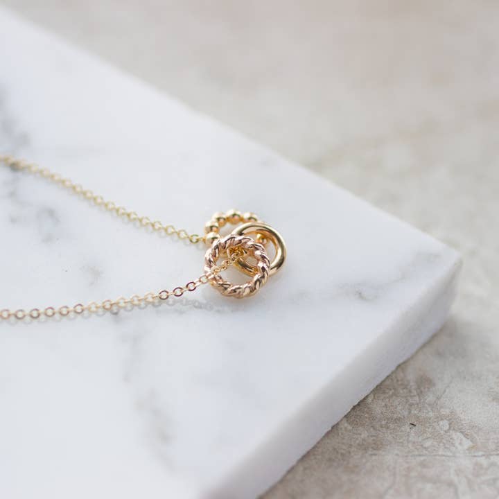 Mixed Loops Necklace for wholesale by mjöll