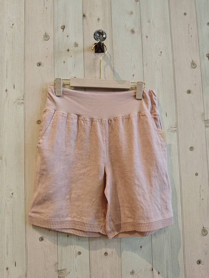 Linen & More - Wholesale Shorts - Women's - REF 64042 WOMEN'S BERMUDA 100% LINEN