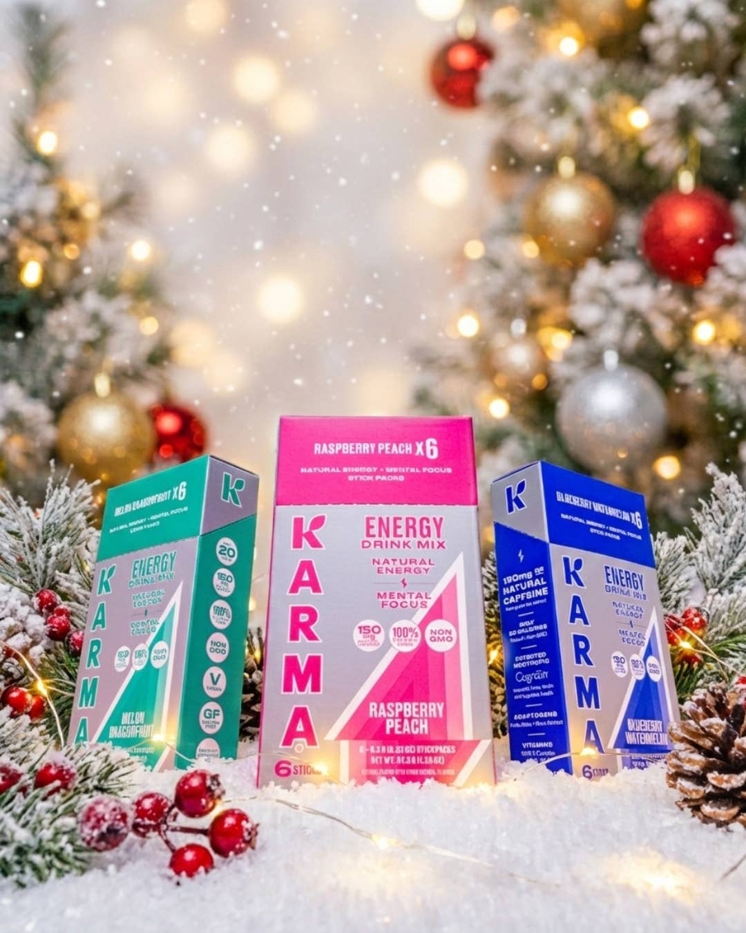 Karma Water - Wholesale Powdered Health Drink - Karma Energy Stick Packs0