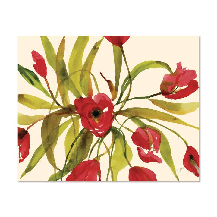 Tulip Study No. 2 Kunstdruck für den Großhandel von Tara Wright Studio