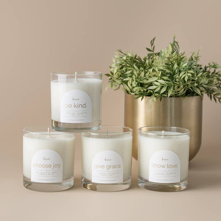 Do Good Candle Studio - Wholesale Jar/Filled Candle - Show Love. | Lily,Lilac,Freesia,Sandalwood Soy Candle -8.5oz1