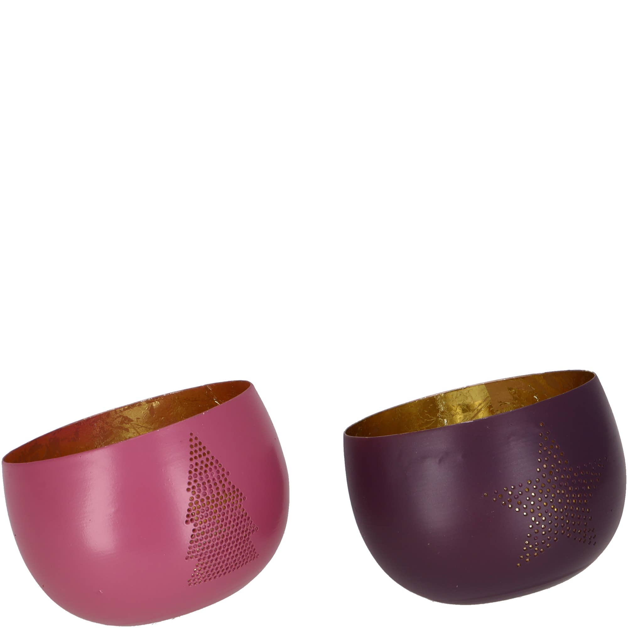 Vosteen - Wholesale Candle Holder - Metal Lantern Carol, 2 Designs, 2 Colors, D10cm, #2110