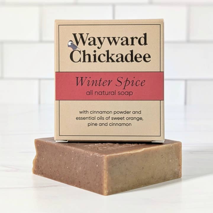 Winter Spice Soap for wholesale by Wayward Chickadee