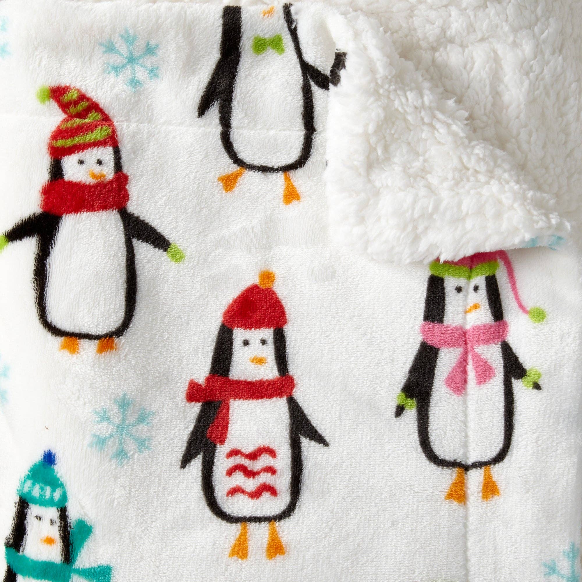 BH Collective - Wholesale Throw Blanket - Throw Blanket - Holiday Printed Sherpa - Eve Collection32