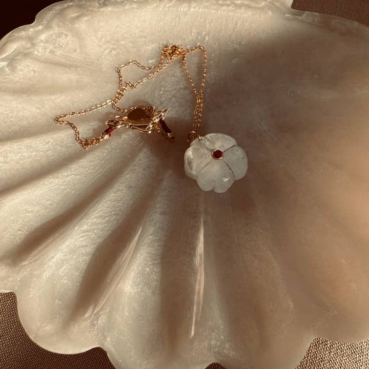 Kostbare Kleeblatt-Halskette für den Großhandel von Roseparo